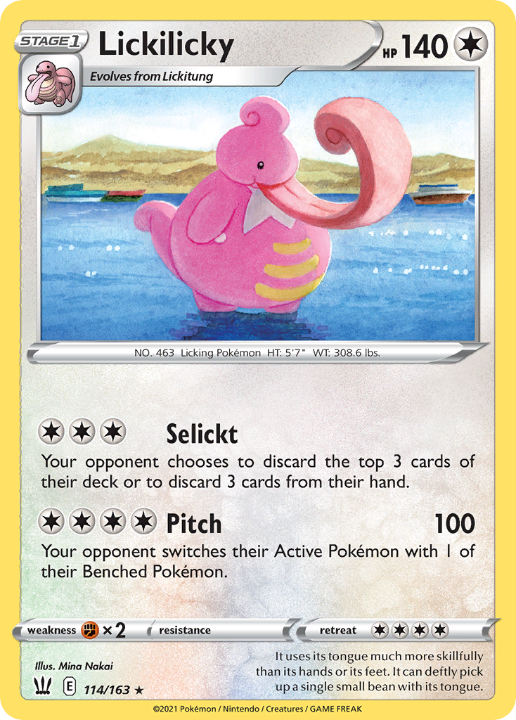 Battle Styles Lickilicky #114/163